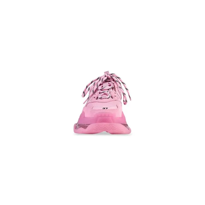 Women Trainers Balenciaga Triple S Clear Sole Trainers In Pink