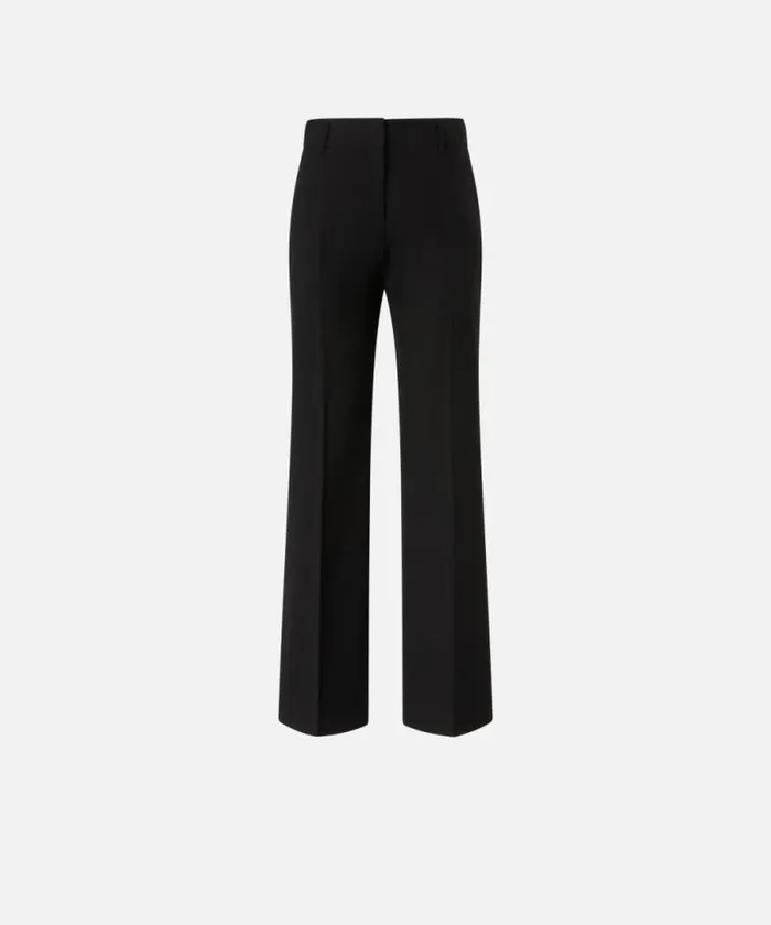 Women Trousers Pinko Elegant Flared Trousers Limo Black