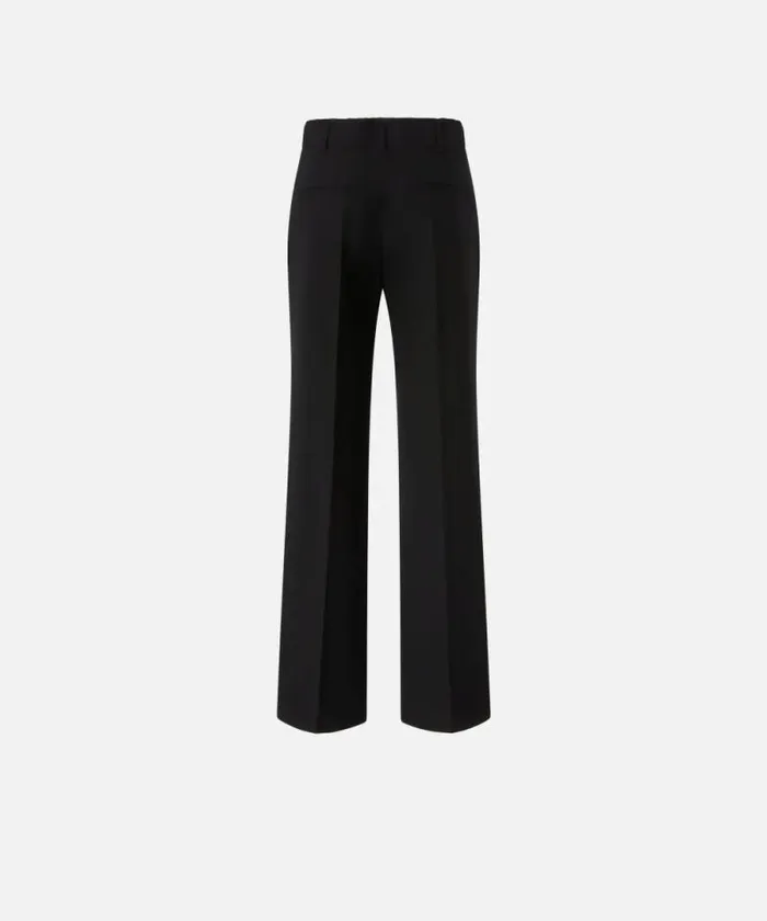 Women Trousers Pinko Elegant Flared Trousers Limo Black