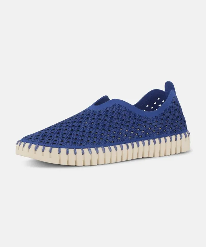 Women Tulip Flats Ilse Jacobsen Tulip SlipIn 8211 Blue Web Women Tulip Flats Ilse Jacobsen Tulip SlipIn 8211 Blue Web