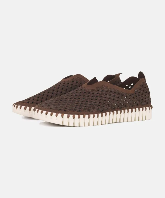 Women Tulip Flats Ilse Jacobsen Tulip SlipIn 8211 Brown
