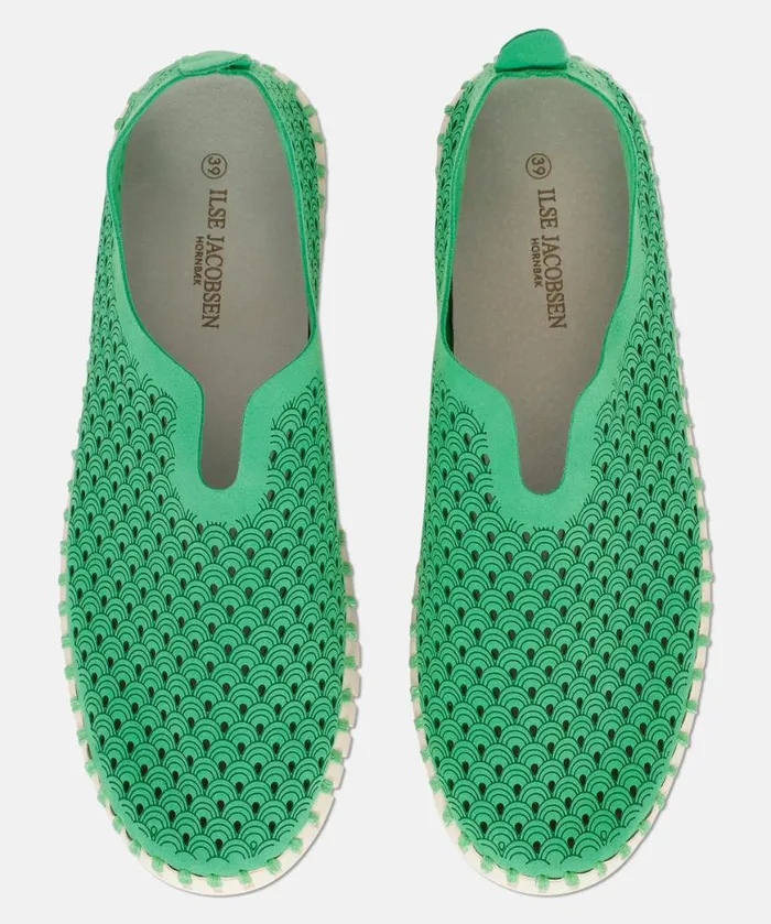 Women Tulip Flats Ilse Jacobsen Tulip SlipIn 8211 Fern Green Women Tulip Flats Ilse Jacobsen Tulip SlipIn 8211 Fern Green