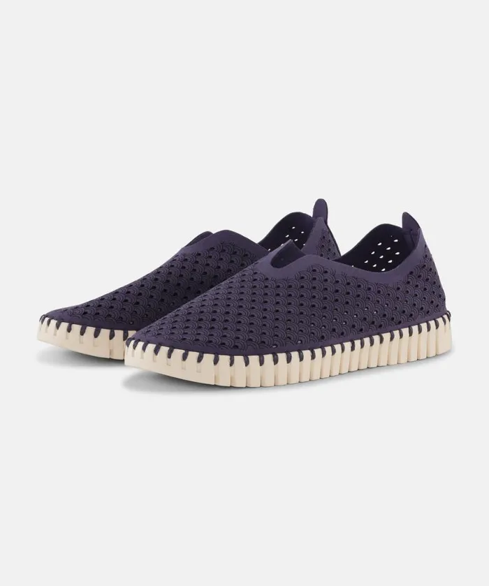 Women Tulip Flats Ilse Jacobsen Tulip SlipIn 8211 Navy