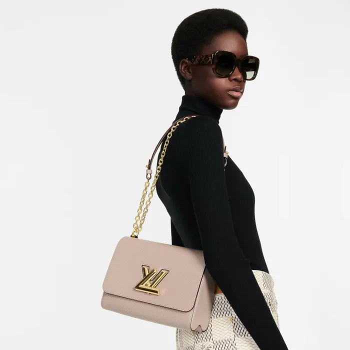 Women Twist Bag Louis Vuitton Louis Vuitton Galet M21112 Twist MM 8211 Louis Vuitton Handbag Store