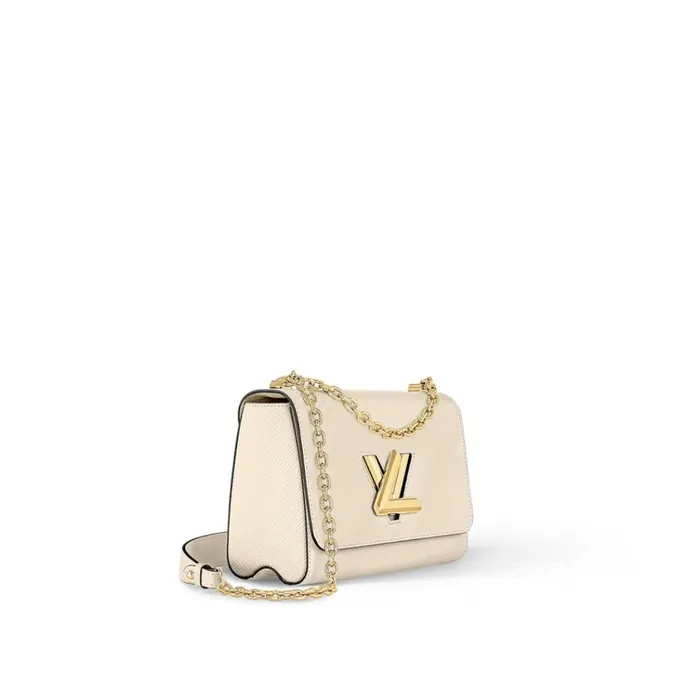Women Twist Bag Louis Vuitton Louis Vuitton Quartz White M21116 Twist MM 8211 Louis Vuitton Handbag Store