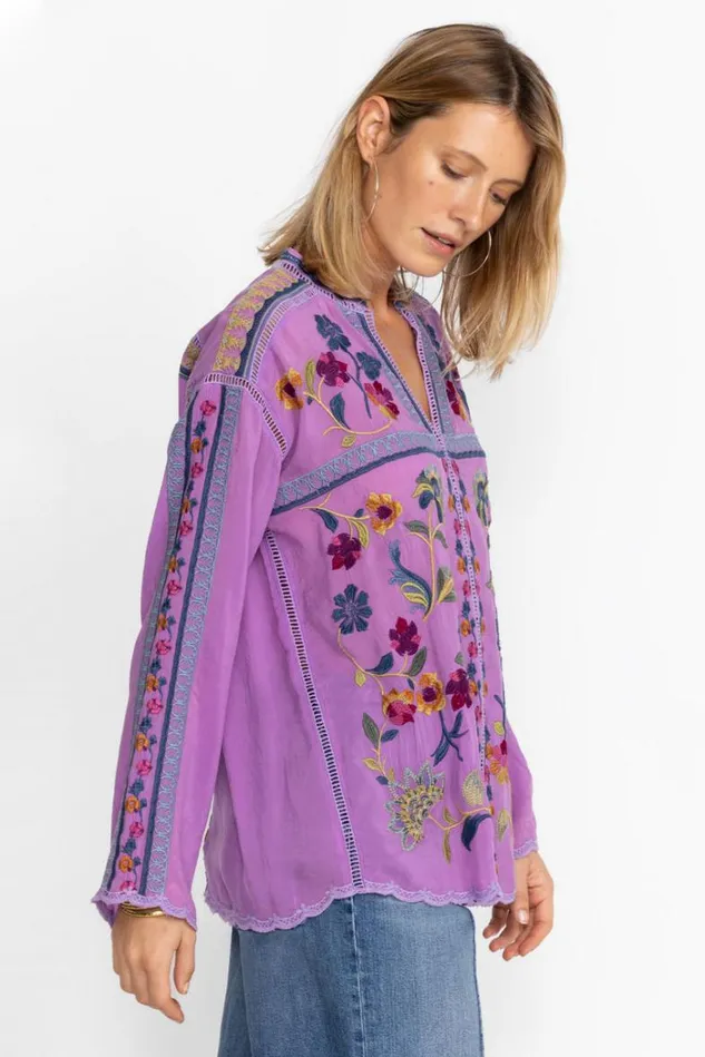 Women VANESSA BLOUSE Pansy Johnny Was Tops