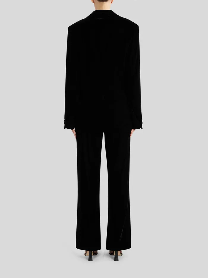 Women Velvet Oversize Jacket Etro Jackets