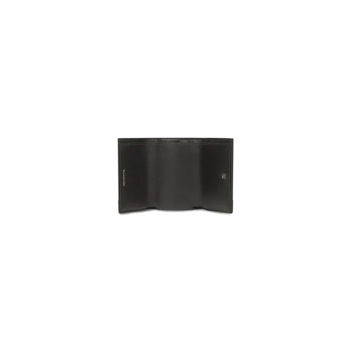 Women Wallets Balenciaga Hourglass Mini Wallet In Black