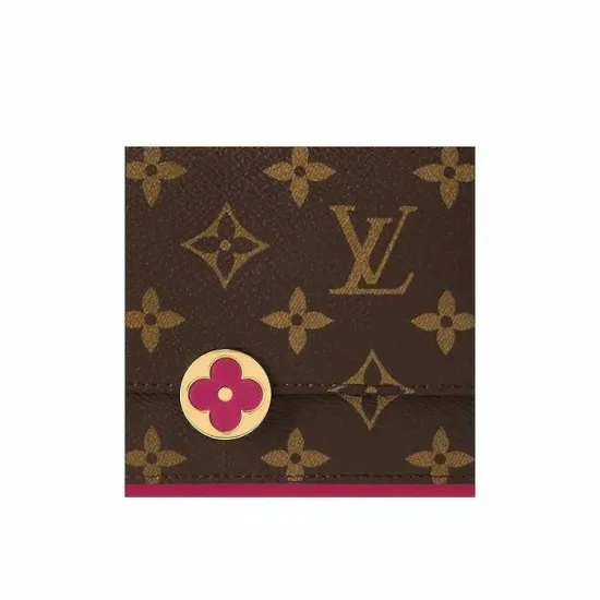 Women Wallets Louis Vuitton Louis Vuitton Flore Wallet Pink M67405 Fuchsia M64585 8211 Louis Vuitton Handbag Store