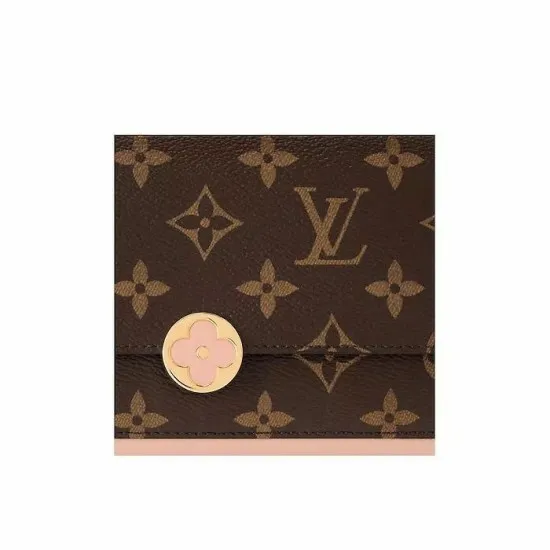 Women Wallets Louis Vuitton Louis Vuitton Flore Wallet Pink M67405 Fuchsia M64585 8211 Louis Vuitton Handbag Store