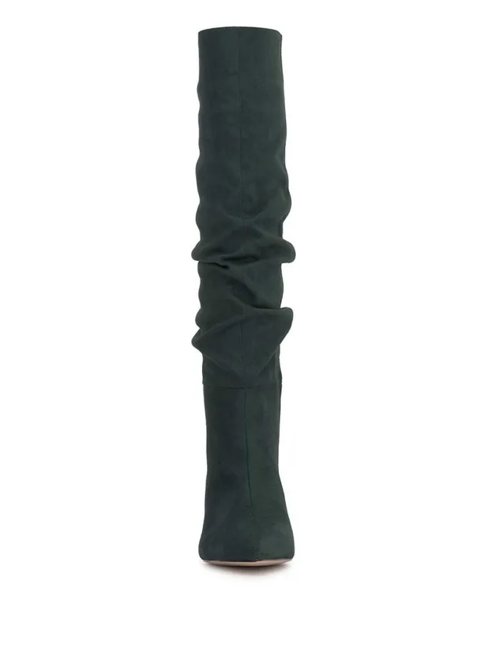 Women Wide Width Jessica Simpson Naevy Slouch Boot In Evergreen