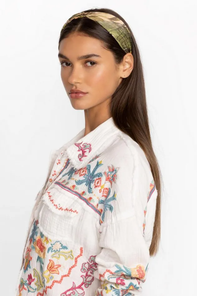 Women WILD LIFE HEADBAND Cream Johnny Was Hair Accessories Women WILD LIFE HEADBAND Cream Johnny Was Hair Accessories