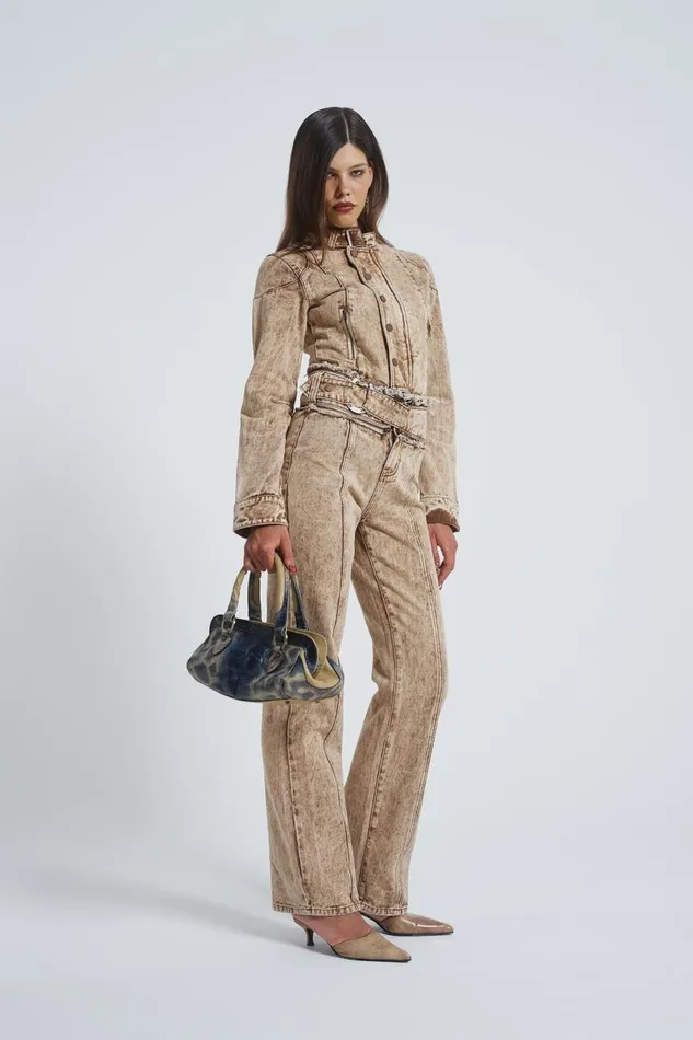 Women Zip Off Denim Jumpsuit Jaded London Denim Jackets