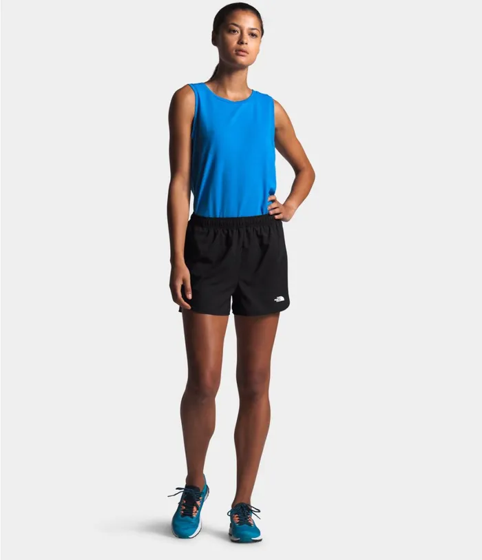 Womens Active Trail Run Short Tnf Black The North Face Active Bottoms
