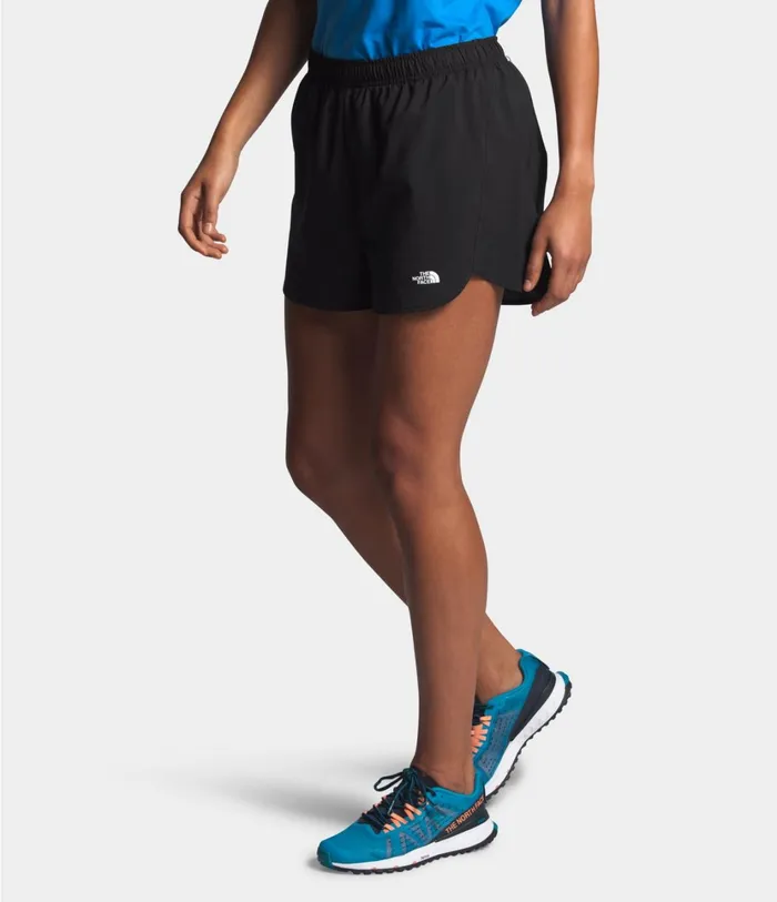 Womens Active Trail Run Short Tnf Black The North Face Active Bottoms