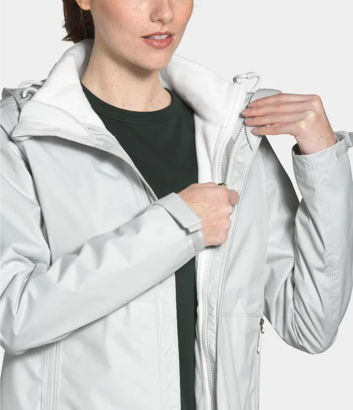 Womens Arrowood Triclimate Jacket Tin Greytnf White The North Face Rainwear
