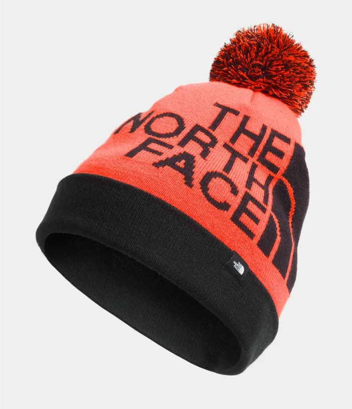 Womens Ski Tuke Flaretnf Black The North Face Beanies and Scarves