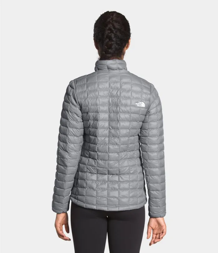 Womens ThermoBall Eco Jacket Mid Grey Matte The North Face Insulated and Down Jackets