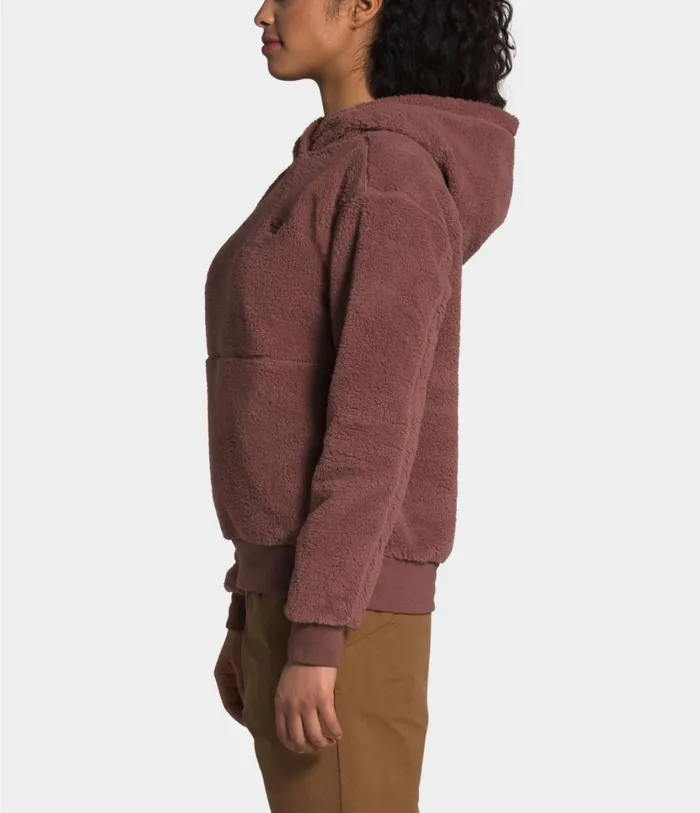 Womens W SHERPA PO HOODIE Marron Purple The North Face Hoodies and Sweatshirts