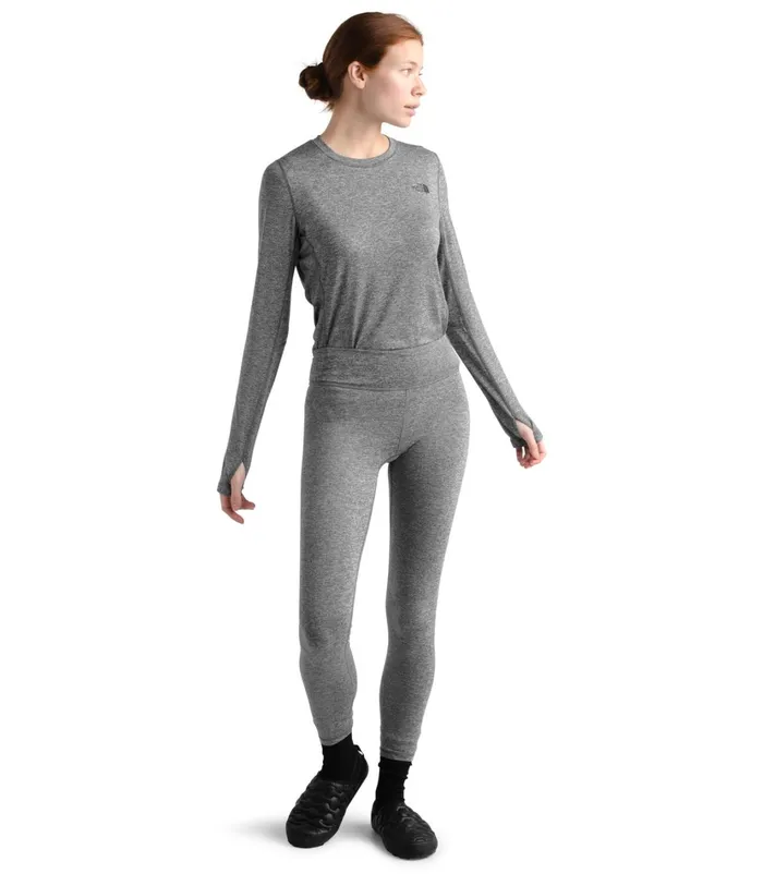 Womens Warm Poly Tights Tnf Medium Grey Heather The North Face Leggings