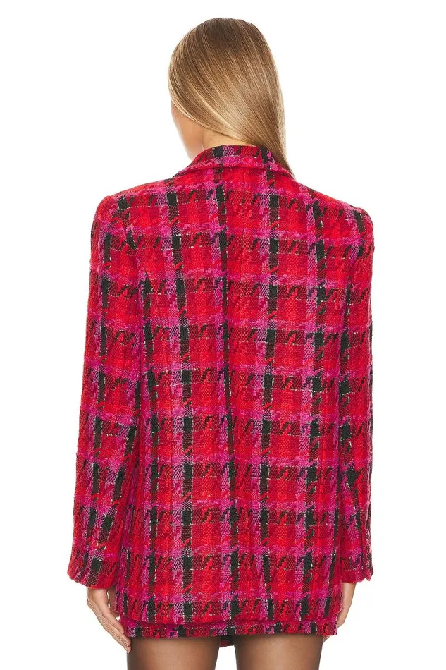 X Rachel Madix Blazer Black and Red Women Lovers and Friends Jackets and Coats