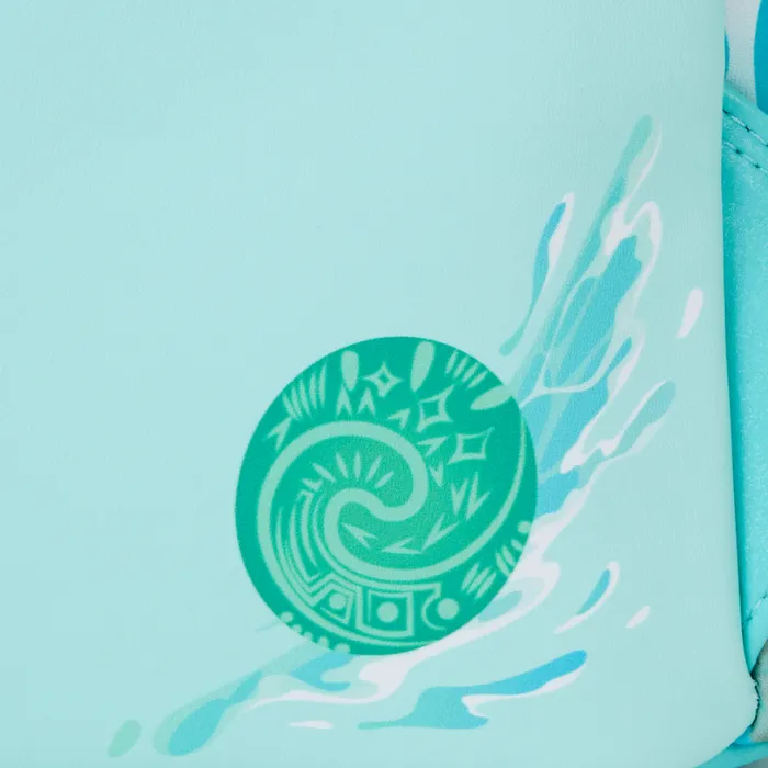 Young Moana Ocean Waves Glow Mini Backpack Unisex Loungefly Backpacks