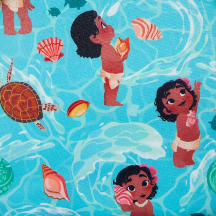 Young Moana Ocean Waves Glow Mini Backpack Unisex Loungefly Backpacks