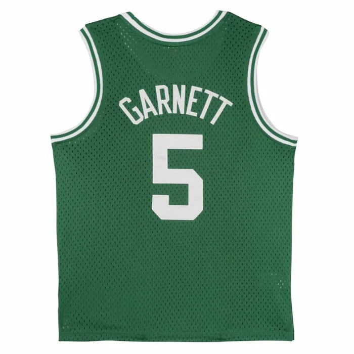 Youth Big Kids Mitchell and Ness Swingman Kevin Garnett Boston Celtics Road Jersey