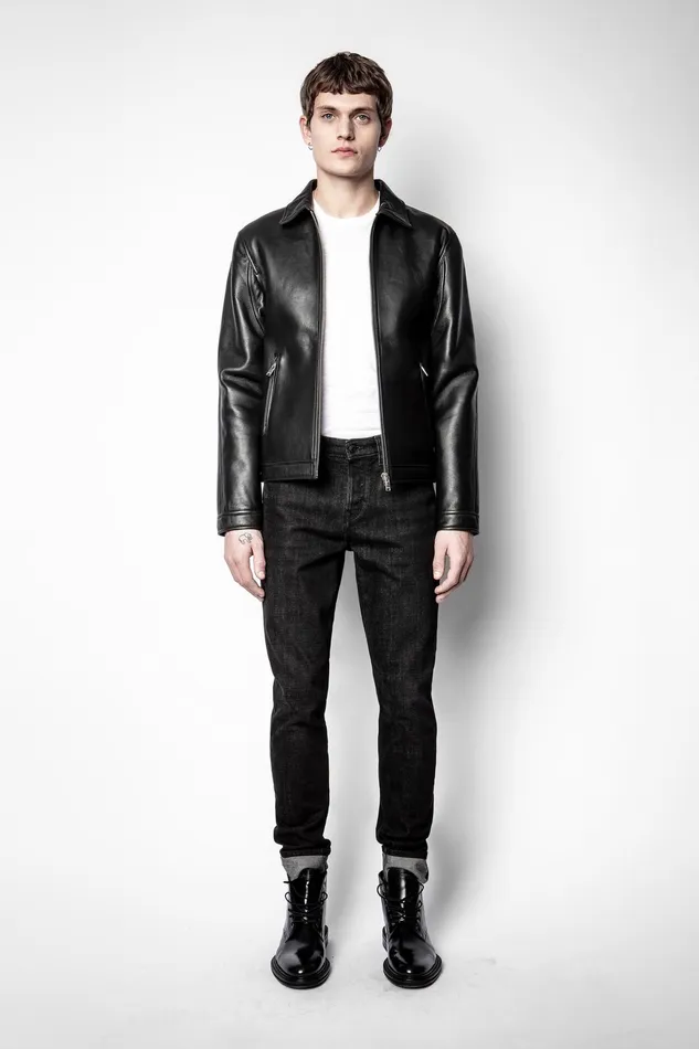 Zadig and Voltaire All Men LUK LEATHER JACKET BLACK 8211 Men