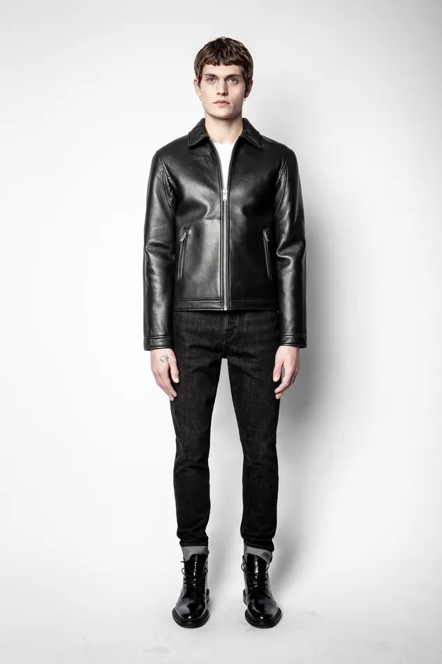 Zadig and Voltaire All Men LUK LEATHER JACKET BLACK 8211 Men Zadig and Voltaire All Men LUK LEATHER JACKET BLACK 8211 Men