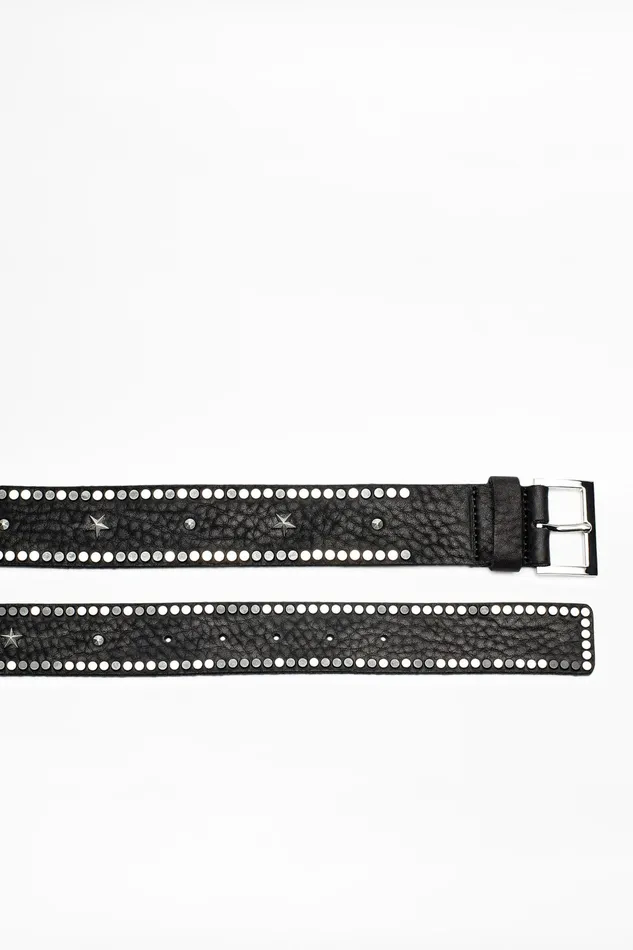 Zadig and Voltaire Belts STARLIGHT BELT PERM BLACK 8211 WomenMen Zadig and Voltaire Belts STARLIGHT BELT PERM BLACK 8211 WomenMen