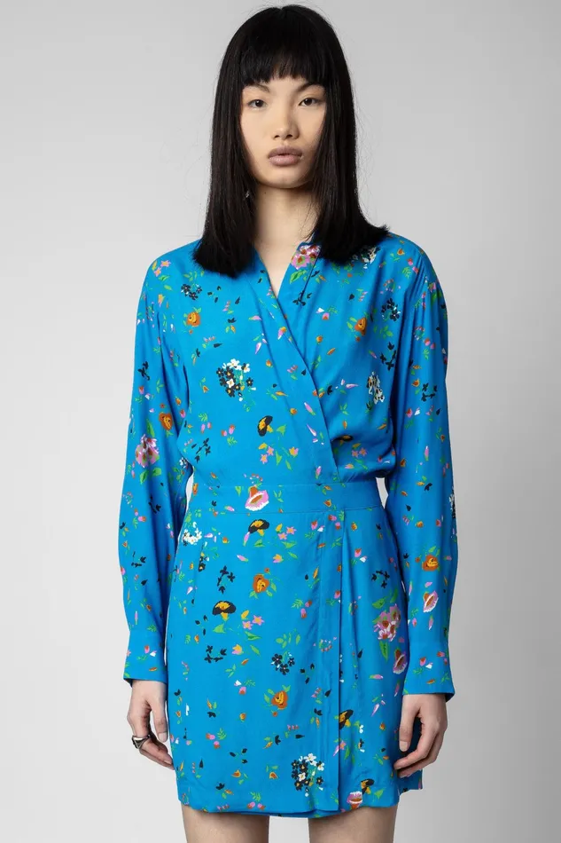 Zadig and Voltaire Dresses RAVY DRESS AZUR 8211 Women