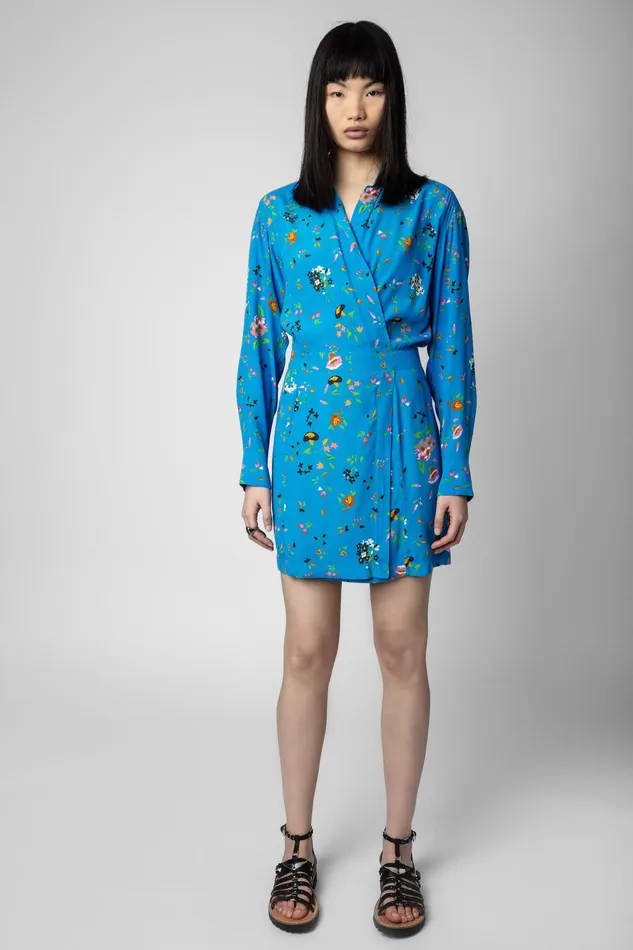 Zadig and Voltaire Dresses RAVY DRESS AZUR 8211 Women