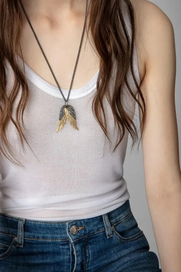 Zadig and Voltaire Jewellery ROCK FEATHER NECKLACE 8211 WomenMen Zadig and Voltaire Jewellery ROCK FEATHER NECKLACE 8211 WomenMen