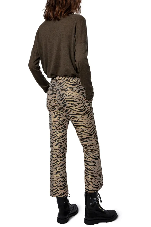 Zadig and Voltaire Pants POLIS TIGER PANTS NATURAL 8211 Women