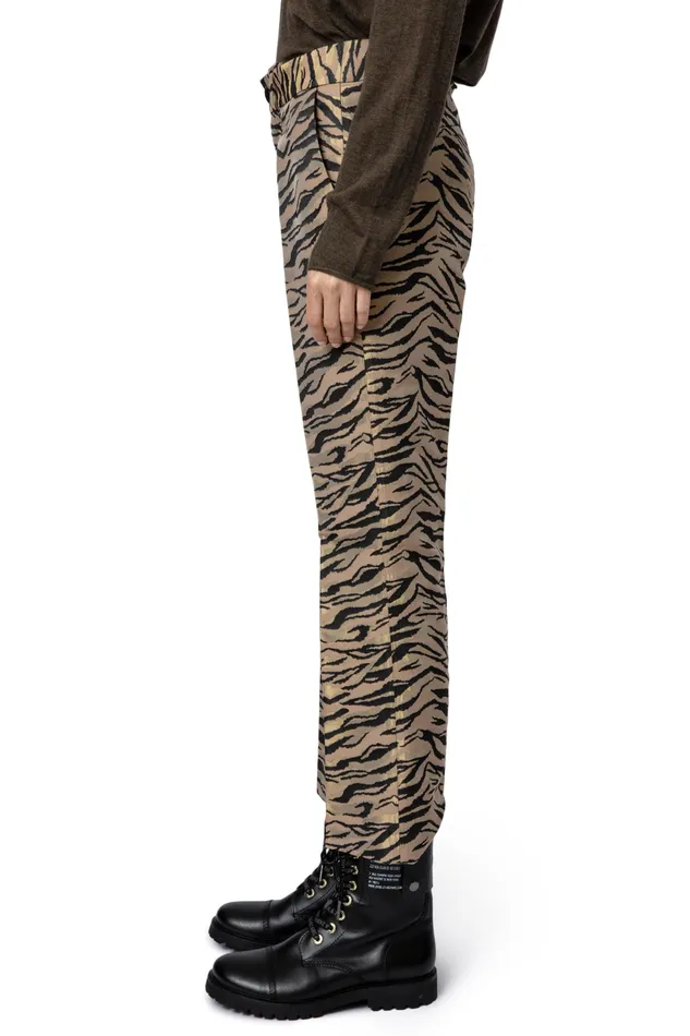 Zadig and Voltaire Pants POLIS TIGER PANTS NATURAL 8211 Women