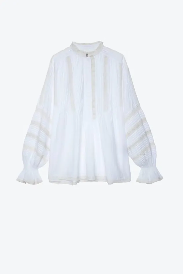 Zadig and Voltaire Shirts and Tops TRITELIA TOMBOY OFF WHITE 8211 Women