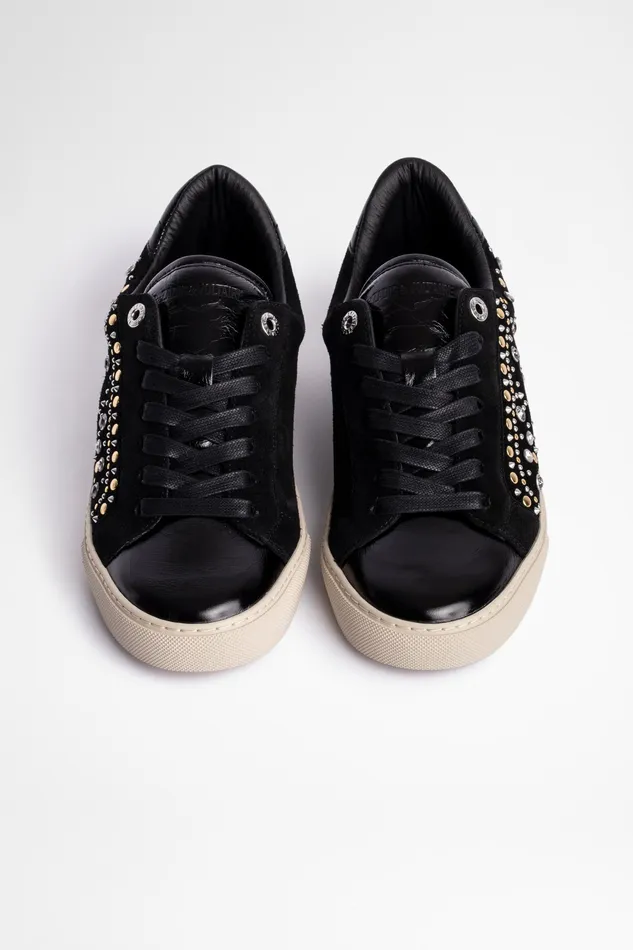 Zadig and Voltaire Sneakers ZV1747 BIJOU SNEAKERS BLACK 8211 WomenMen Zadig and Voltaire Sneakers ZV1747 BIJOU SNEAKERS BLACK 8211 WomenMen