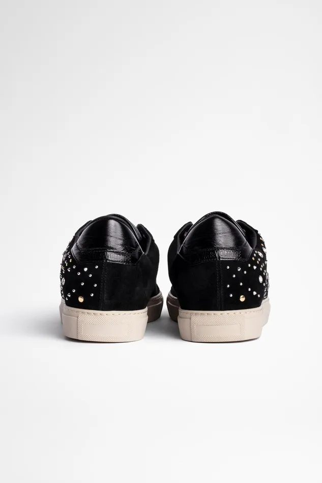 Zadig and Voltaire Sneakers ZV1747 BIJOU SNEAKERS BLACK 8211 WomenMen Zadig and Voltaire Sneakers ZV1747 BIJOU SNEAKERS BLACK 8211 WomenMen
