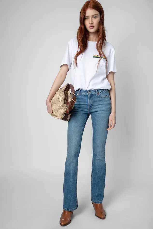 Zadig and Voltaire TShirts TOMMY AMOUR TSHIRT WHITE 8211 Women