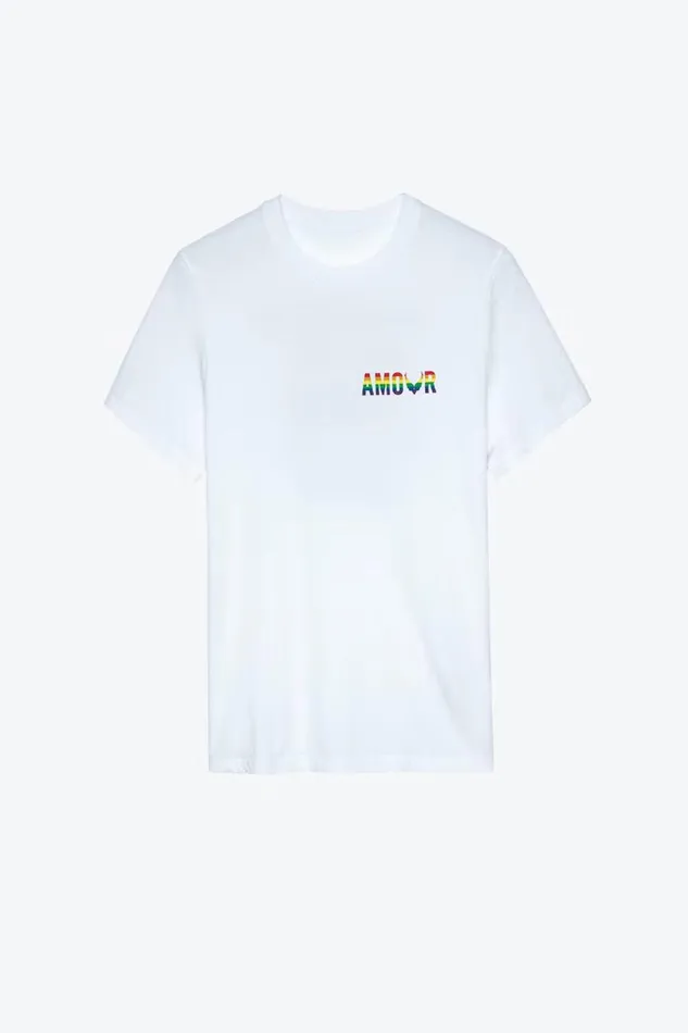 Zadig and Voltaire TShirts TOMMY AMOUR TSHIRT WHITE 8211 Women